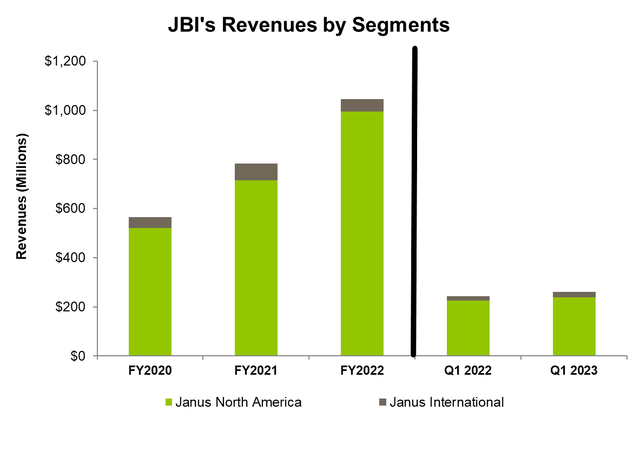 Segment revenues