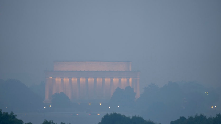 DC wildfire smoke